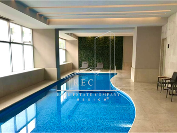 Depa de lujo con +25 amenidades: 3 habitaciones, 3 baños, balcón 19 metros