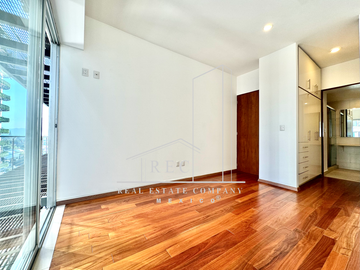 Depa de lujo con +25 amenidades: 3 habitaciones, 3 baños, balcón 19 metros