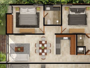 Departamento en venta Mérida Yucatán, Residencial Amé 34 Montes de Amé