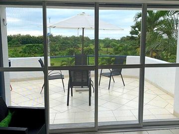 Same-Esmeraldas. Venta dpto 2 dorm-amoblado. Casa Blanca