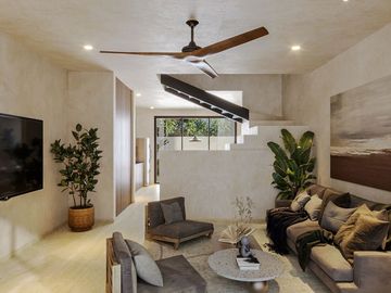 Exclusivos TOWN HOUSE de 3 niveles en FLAT Chuburná – Entrega junio 2025