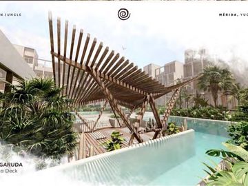 Departamentos 1 rec tipo Loft Venta Merida Green Urban Jungle