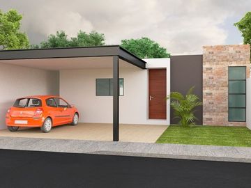 Casas  en venta Mérida Privada Inara Una planta MODELO 183