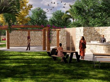 Casas  en venta Mérida Privada Inara Una planta MODELO 183