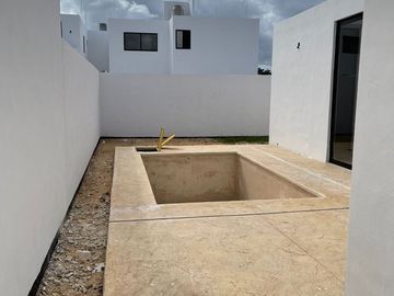 Casas  en venta Mérida Privada Inara Una planta MODELO 183
