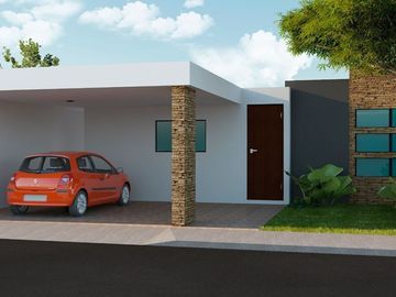 Casas  en venta Mérida Privada Inara Una planta MODELO 183