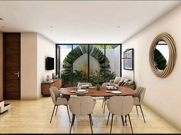 Casa venta en Merida con alberca en Privada Maruva Santa Rita Cholul Yucatan