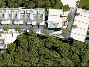 Casa venta en Merida con alberca en Privada Maruva Santa Rita Cholul Yucatan