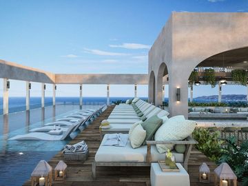 PREVENTA ESTUDIO PEGADO A LA PLAYA, ZONA DORADA-BUCERIAS| SJ