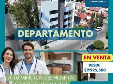 Departamento en Venta en Col. Monumental, Ideal para Profesionistas de la Salud