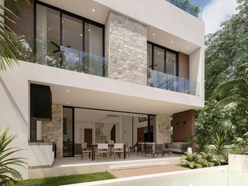 Villa En Venta En Tulum Country Club 3 Habitaciones Con Alberca