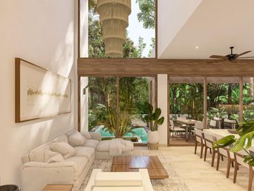 Villa En Venta En Tulum Country Club 3 Habitaciones Con Alberca
