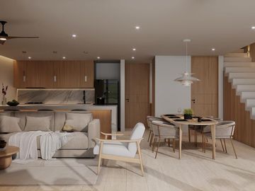 DEPARTAMENTO PENTHOUSE EN VENTA 2 RECAMARAS con JACUZZI/SPA/SAUNA/COWORKING EN PLAYA DEL CARMEN