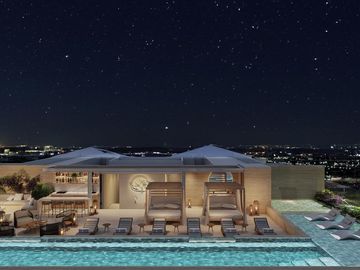 DEPARTAMENTO PENTHOUSE EN VENTA 2 RECAMARAS con JACUZZI/SPA/SAUNA/COWORKING EN PLAYA DEL CARMEN