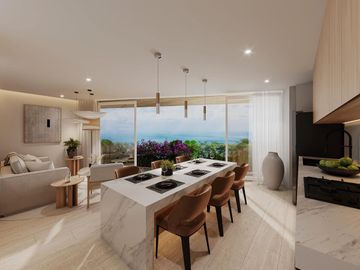 DEPARTAMENTO PENTHOUSE EN VENTA 2 RECAMARAS con JACUZZI/SPA/SAUNA/COWORKING EN PLAYA DEL CARMEN