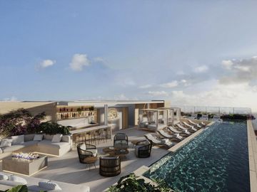 DEPARTAMENTO PENTHOUSE EN VENTA 2 RECAMARAS con JACUZZI/SPA/SAUNA/COWORKING EN PLAYA DEL CARMEN