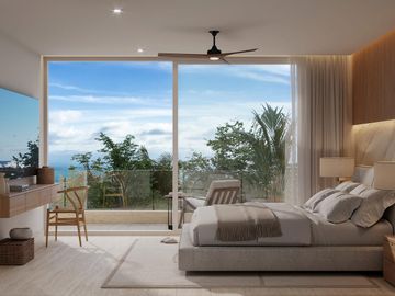 DEPARTAMENTO PENTHOUSE EN VENTA 2 RECAMARAS con JACUZZI/SPA/SAUNA/COWORKING EN PLAYA DEL CARMEN