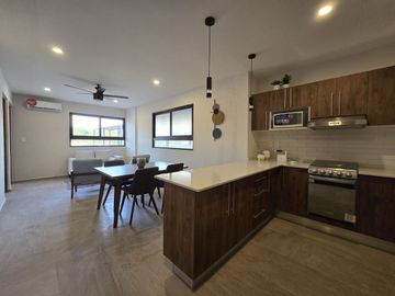 Departamento en Venta, 2 Rec, 2.5 baños, amenidades cerca Plaza Galerías Mérida