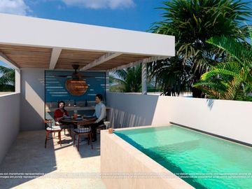 Casa de 3 recámaras en venta a 300 metros del mar de Chelem
