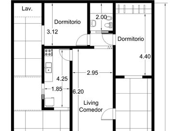 VENTA CASA 3 AMB. CON JARDIN Y COCHERA