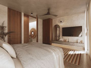 Departamento en venta en Aldea Zama, Tulum - TOWN HOUSES/LOFTS/DUPLEX en comunidad cerrada- desde 254,610 USD - financiamiento directo