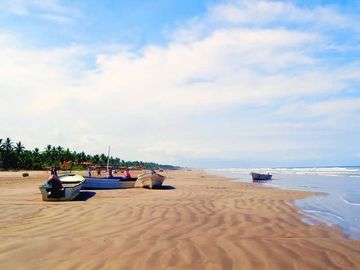 Vendo terreno con playa para inversión en Isla del Novillero, Tecuala, Nayarit.