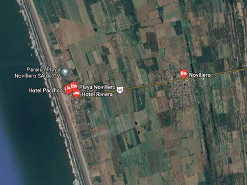 Vendo terreno con playa para inversión en Isla del Novillero, Tecuala, Nayarit.