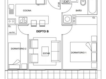Departamento en Venta en Metro Mirador