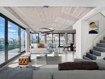 Penthouse con terraza -  vista abierta - 235 M2 -  Palermo