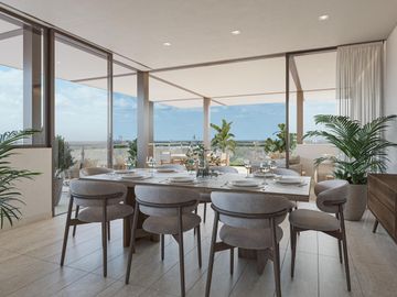 Departamento en venta de 77m2 en cancun cerca de Plaza las Americas