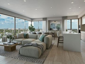 Departamento en venta de 77m2 en cancun cerca de Plaza las Americas