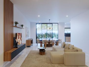 Casa de 4 recámaras en venta dentro de privada con amenidades en Zona Country