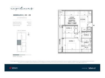Departamento en Venta en Edificio CAPITANES, Providencia, sector Parque Inés de Suárez, calle Los Capitanes