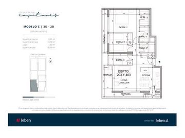 Departamento en Venta en Edificio CAPITANES, Providencia, sector Parque Inés de Suárez, calle Los Capitanes