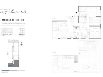 Departamento en Venta en Edificio CAPITANES, Providencia, sector Parque Inés de Suárez, calle Los Capitanes