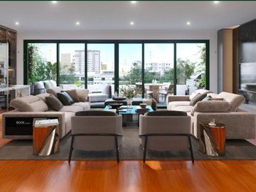 DEPARTAMENTO EN VENTA VISTA A PARQUE TOP PRIMER PISO CON JARDÍN EN MIRAFLORES