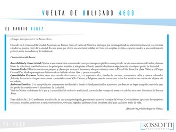 Exc. depto. de 2 amb. c/ balcón al frente - Toilette y Baño en Suite - 45.93m2