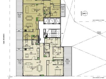 Proyecto Casa Besares: Depto 4 Ambientes 12ºB