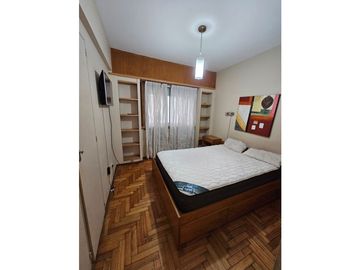 24 MESES 3 Amb. Balcón a la calle, Cochera. Con Muebles