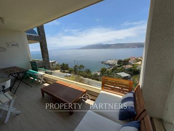 Tu refugio junto al mar: Departamento en Mirador Punta Pite, Papudo