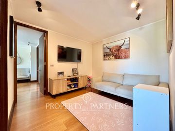 Moderno, 3D/3B, amplia terraza y logia independiente en barrio Pío XI, Vitacura
