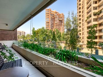 Estupendo departamento , con terminaciones de primer nivel, en exclusivo sector de Las Condes, 2D2B 3E1B a pasos del parque Juan Pablo II