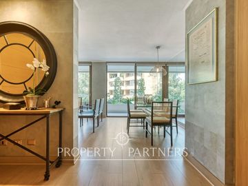 Estupendo departamento , con terminaciones de primer nivel, en exclusivo sector de Las Condes, 2D2B 3E1B a pasos del parque Juan Pablo II