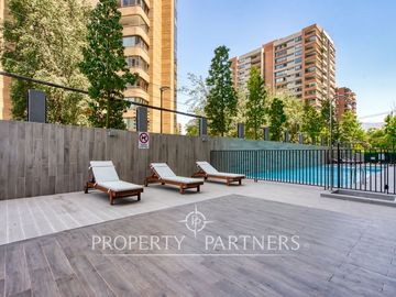 Estupendo departamento , con terminaciones de primer nivel, en exclusivo sector de Las Condes, 2D2B 3E1B a pasos del parque Juan Pablo II