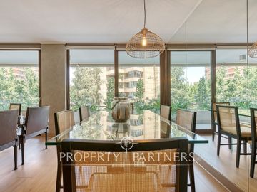Estupendo departamento , con terminaciones de primer nivel, en exclusivo sector de Las Condes, 2D2B 3E1B a pasos del parque Juan Pablo II