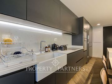 Departamento moderno ubicado en barrio residencial en Providencia