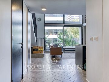 Dúplex en moderno edificio con piscina, Providencia