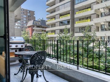 Dúplex en moderno edificio con piscina, Providencia