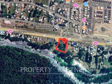 Terreno en excelente ubicación entre calle principal y Río Fuy de Neltume