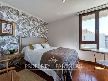 Departamento con vista despejada en San Carlos de Apoquindo